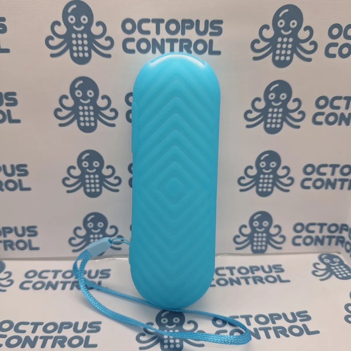 Funda Mando Chromecast Azul Luminiscente